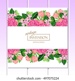 Abstract flower background with place for your text