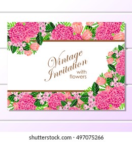 Abstract flower background with place for your text