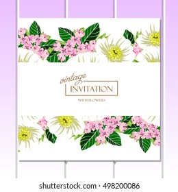 Abstract flower background with place for your text