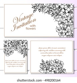 Abstract flower background with place for your text