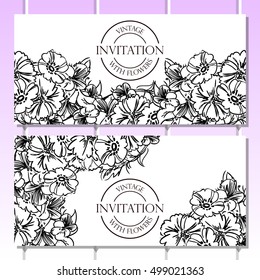 Abstract flower background with place for your text