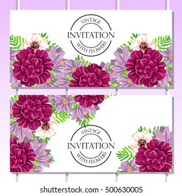 Abstract flower background with place for your text