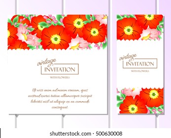 Abstract flower background with place for your text