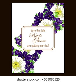 Abstract flower background with place for your text