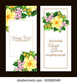 Abstract flower background with place for your text