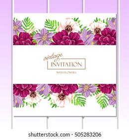 Abstract flower background with place for your text