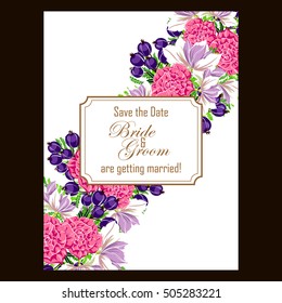 Abstract flower background with place for your text