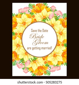 Abstract flower background with place for your text