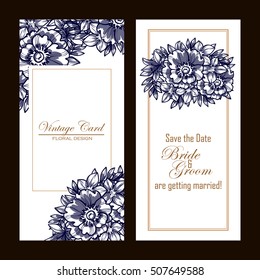 Abstract flower background with place for your text