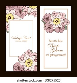 Abstract flower background with place for your text
