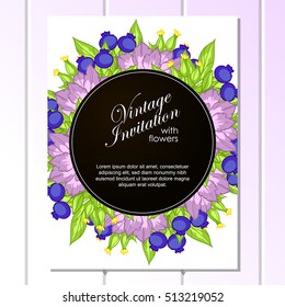 Abstract flower background with place for your text