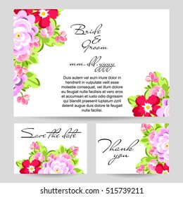 Abstract flower background with place for your text