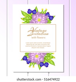 Abstract flower background with place for your text