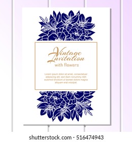 Abstract flower background with place for your text