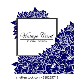 Abstract flower background with place for your text
