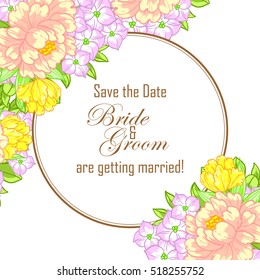 Abstract flower background with place for your text
