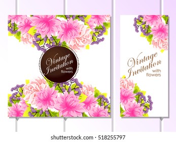 Abstract flower background with place for your text
