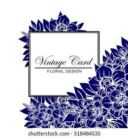 Abstract flower background with place for your text