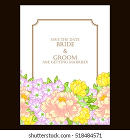 Abstract flower background with place for your text