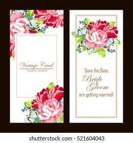 Abstract flower background with place for your text