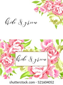 Abstract flower background with place for your text