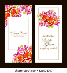Abstract flower background with place for your text