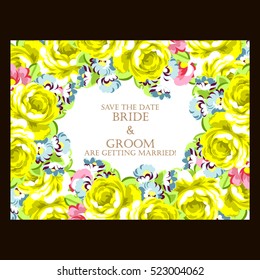 Abstract flower background with place for your text
