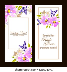 Abstract flower background with place for your text