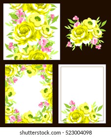 Abstract flower background with place for your text