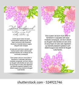 Abstract flower background with place for your text