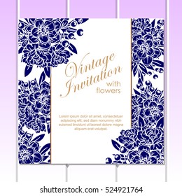 Abstract flower background with place for your text