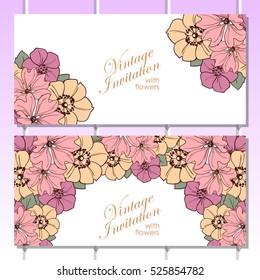 Abstract flower background with place for your text