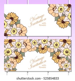 Abstract flower background with place for your text