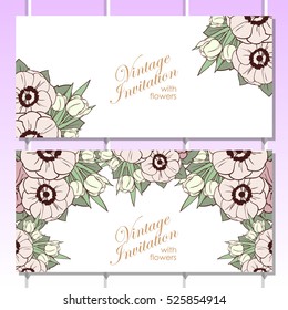Abstract flower background with place for your text