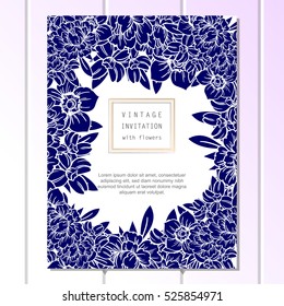 Abstract flower background with place for your text