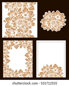 Abstract flower background with place for your text