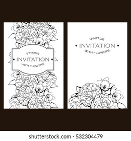 Abstract flower background with place for your text
