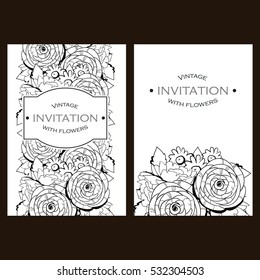 Abstract flower background with place for your text