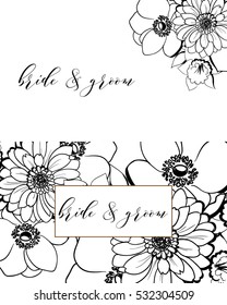 Abstract flower background with place for your text