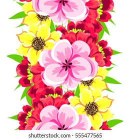 Abstract flower background with place for your text