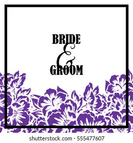 Abstract flower background with place for your text