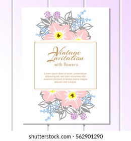 Abstract flower background with place for your text