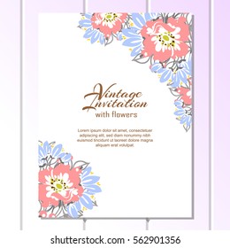 Abstract flower background with place for your text