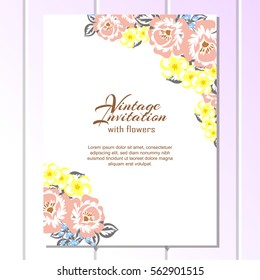 Abstract flower background with place for your text