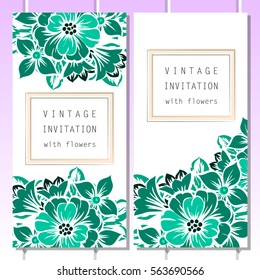 Abstract flower background with place for your text
