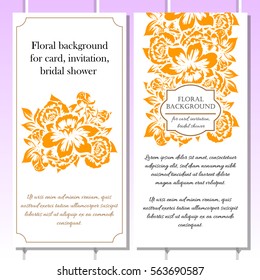 Abstract flower background with place for your text