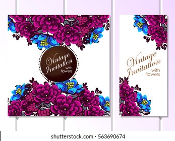 Abstract flower background with place for your text