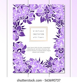 Abstract flower background with place for your text