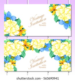 Abstract flower background with place for your text