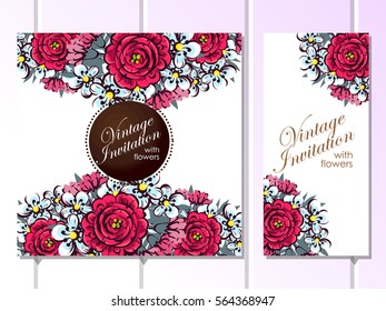 Abstract flower background with place for your text